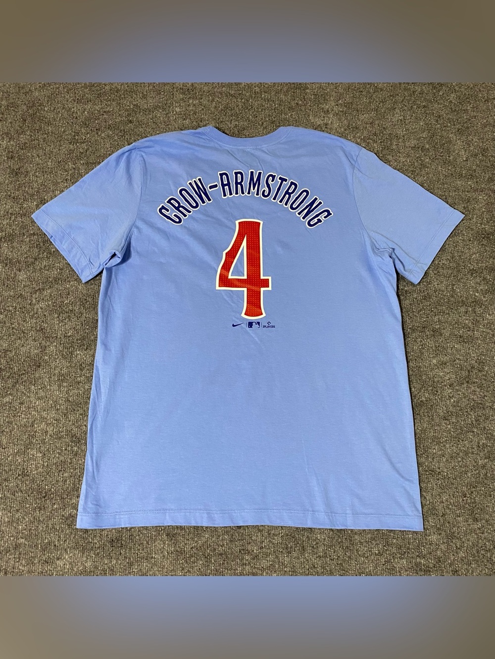 Nike Chicago Cubs Pete Crow-Armstrong Alternate Wordmark Shirt Mens L NWT - Picture 2 of 11